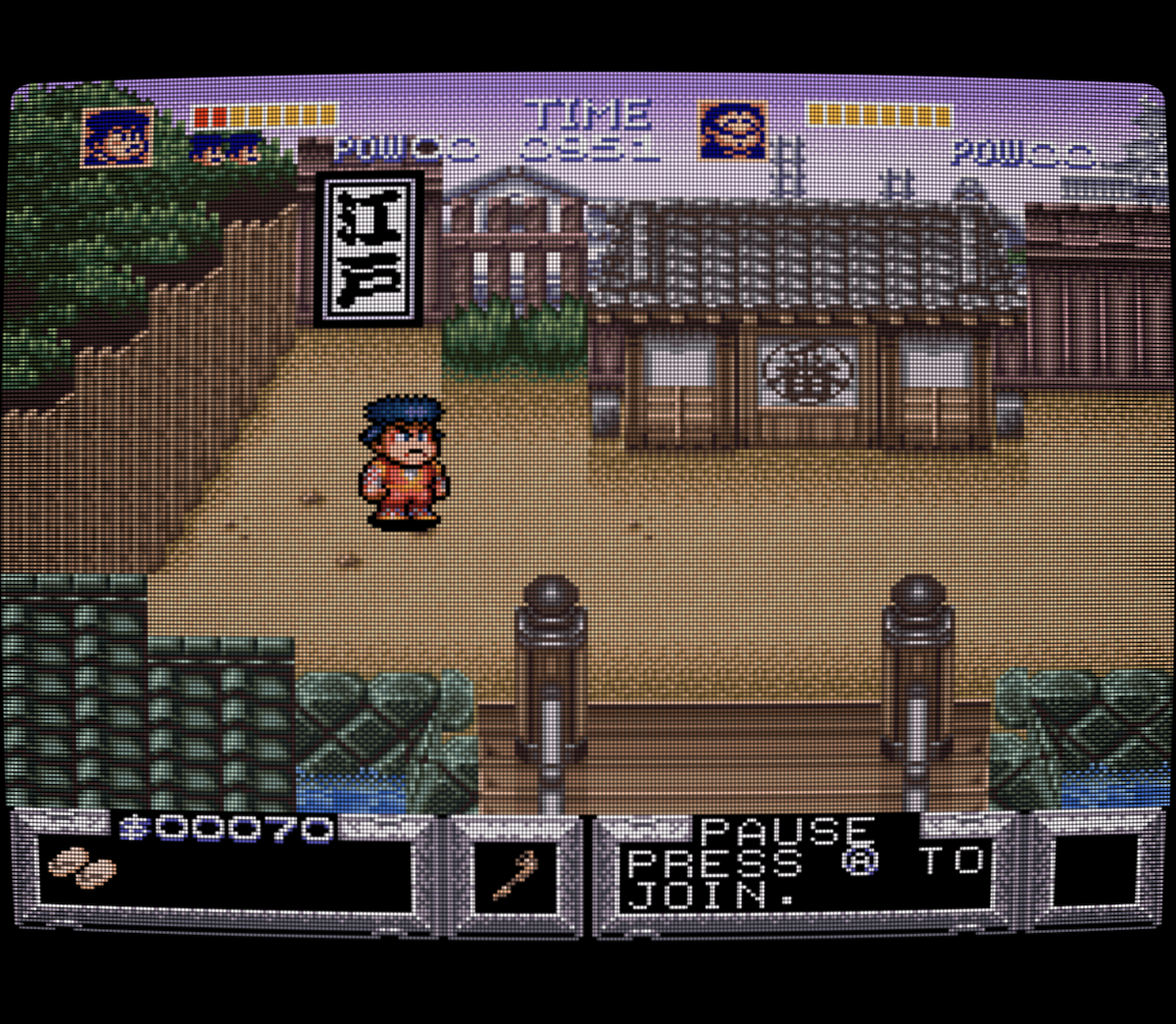 Legend of the Mystical Ninja playing on Retroid Pocket Classic