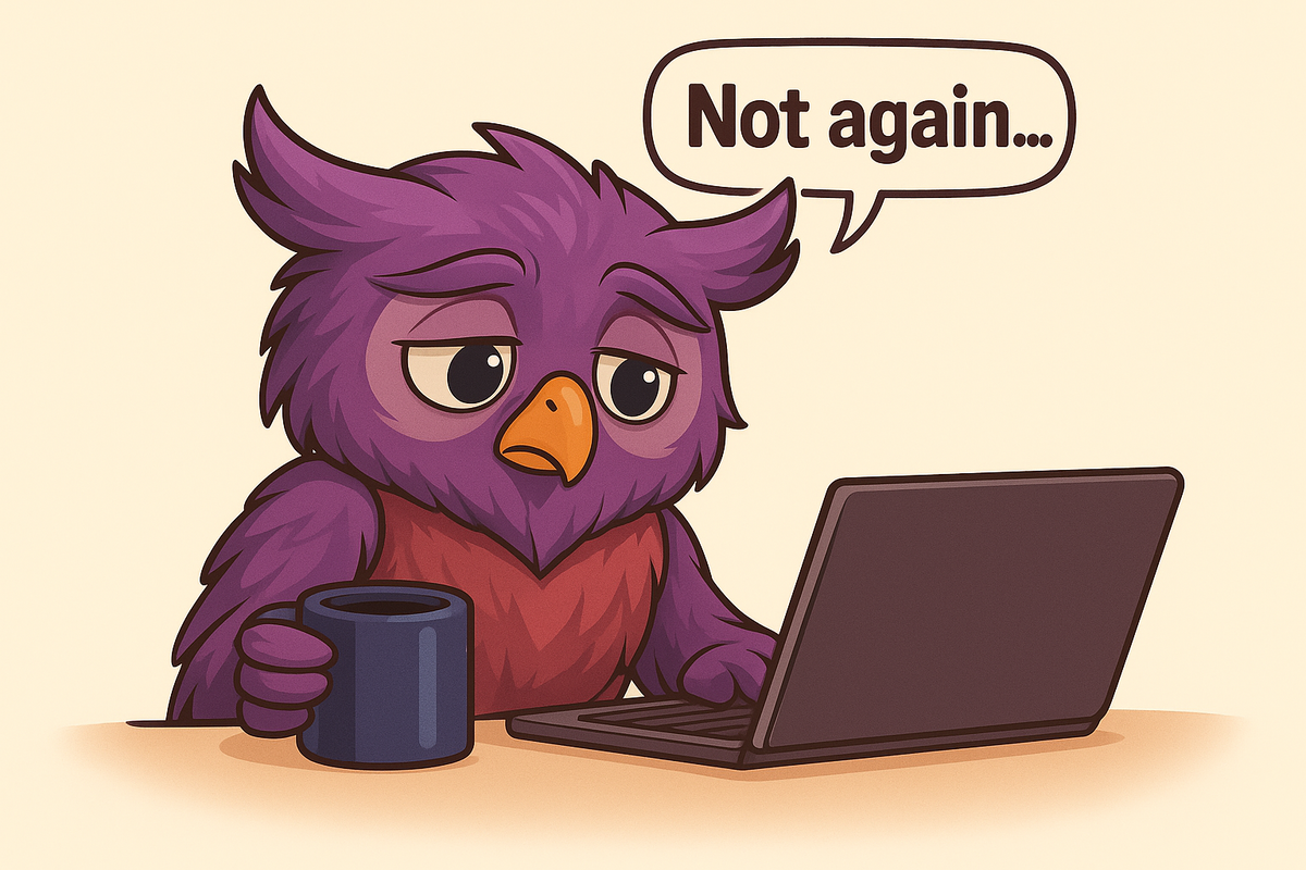 ModWise owl, repairing a compromised Discord server after a breach.