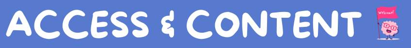Access & Content Decorative banner