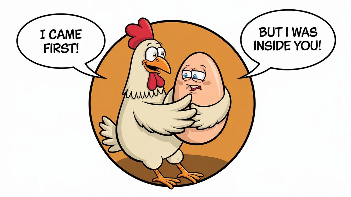 chicken and the egg