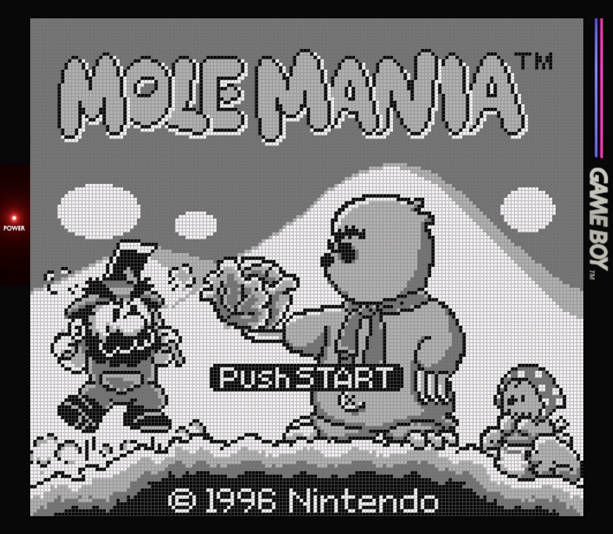 Mole Mania playing on Retroid Pocket Classic