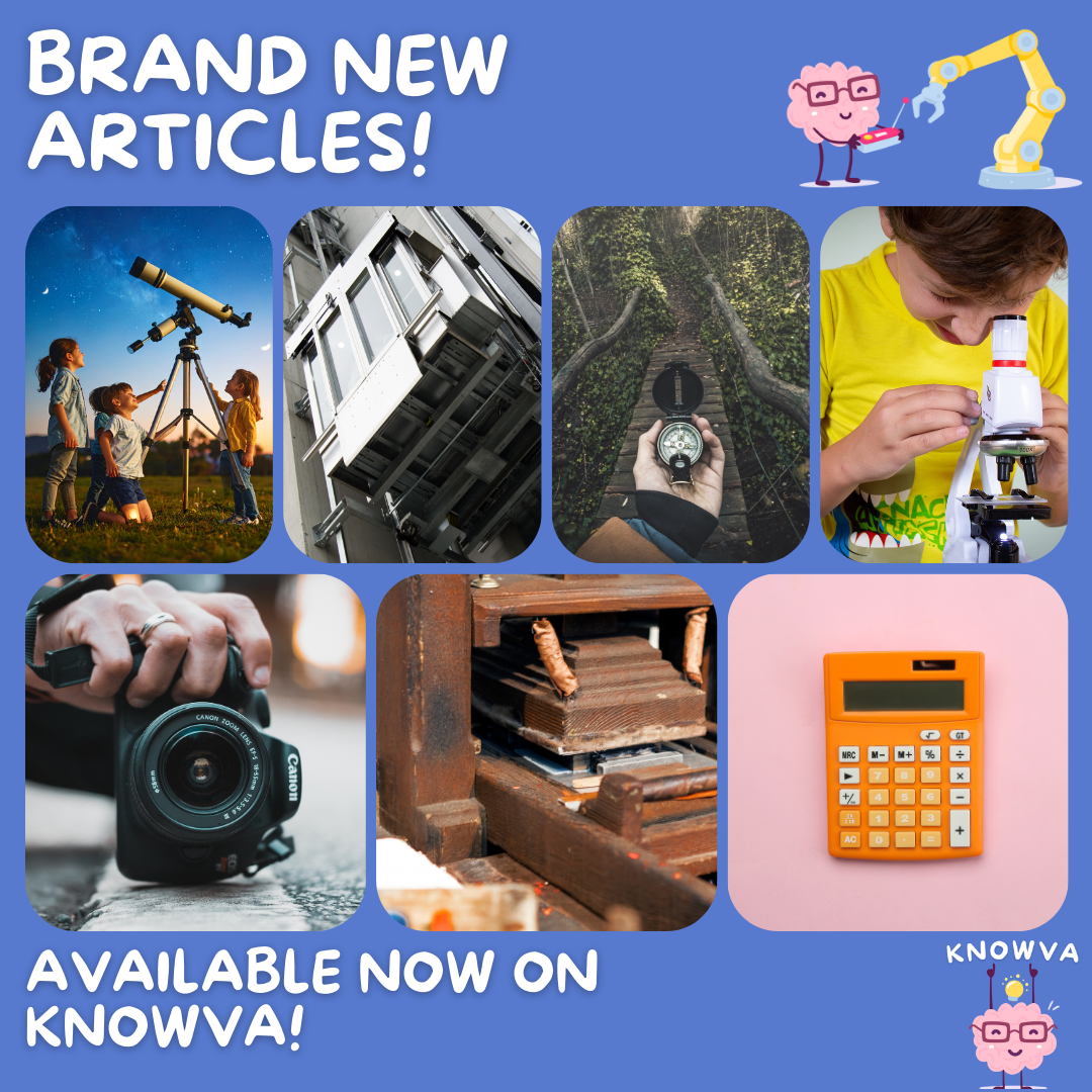 An image shared on social media that shows images of the seven new machines and technology articles.