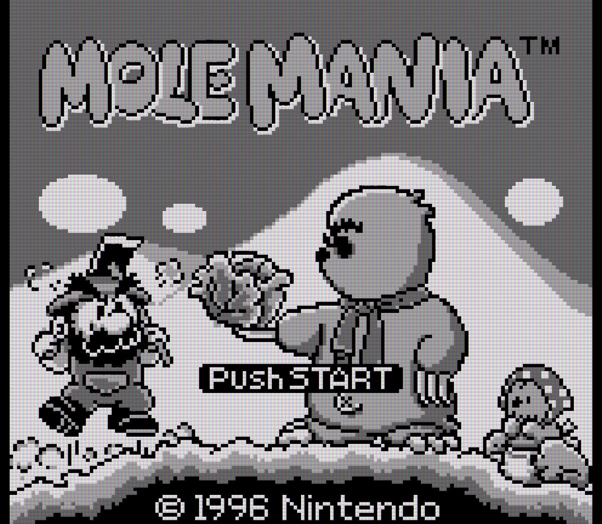 Mole Mania playing on Retroid Pocket Classic